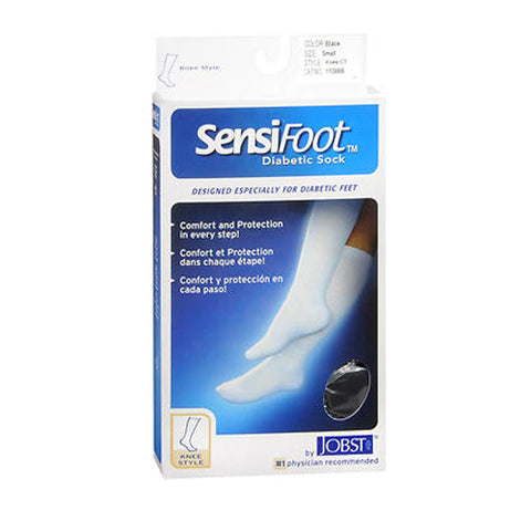 Sensifoot Knee High Black Socks Small 1 Each by Jobst