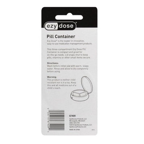 Ezy Dose, Pill Container, 1 Count Ezy Dose