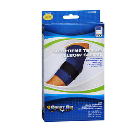 Sport Aid, Neoprene Tennis Elbow Sleeve Large, 1 Each Sport Aid