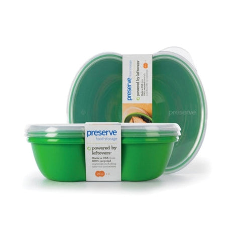 Preserve, Green Square Sandwich Food Storage, 2 Pack Preserve