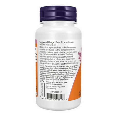 Now Foods, Extra Strength Melatonin, 10 Mg, 100 Veg Caps