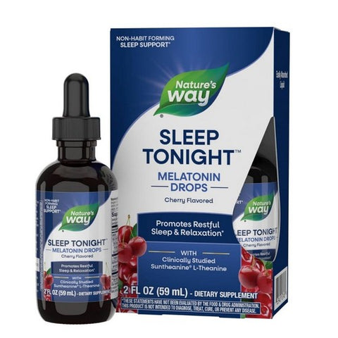 Sleep Tonight Melatonin Drops 2 Oz / Cherry Flavor by Nature's Way