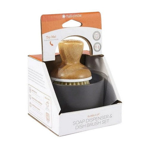 Full Circle Home, Bubble Up Soap Dispenser & Dish Brush, 1 CT Full Circle Home
