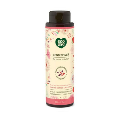 Eco Love, Red Vegetables Conditioner For Normal To Oily Hair, 17.6 Oz Eco Love