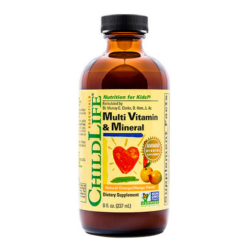 Child Life Essentials, Multi Vitamin & Mineral, 8 FL Oz Child Life Essentials
