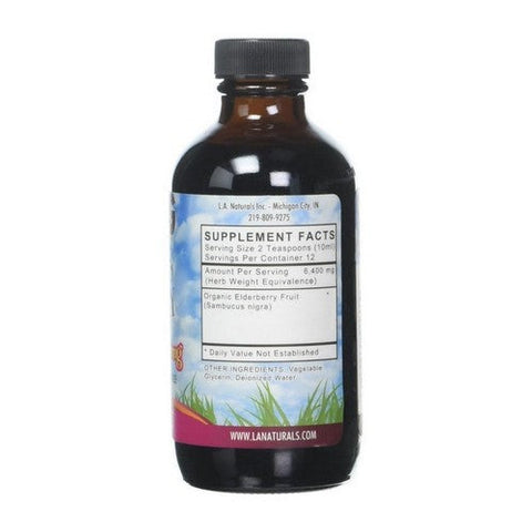 L. A .Naturals, Sambucus Elderberry Syrup, 4 Oz L. A .Naturals