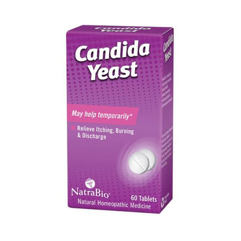 Candida Yeast Relief 60Tabs by NatraBio