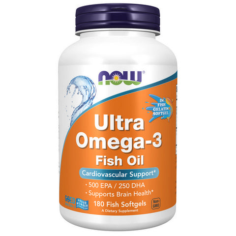 Ultra Omega-3 180 Softgels by Now Foods