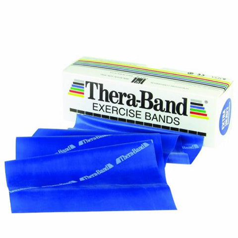 Thera-Band, Exercise Resistance Band Thera-Band  Blue 5 Inch X 6 Yard Heavy Resistance, 1 Each Thera-Band