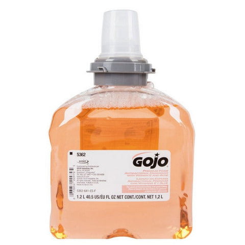 Gojo, Antibacterial Soap GOJO  Premium Foaming 1,200 mL Dispenser Refill Bottle Fresh Fruit Scent, 1200 Ml Gojo