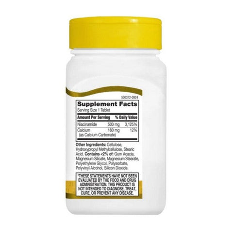 21st Century, Niacinamide, 500mg, 110 Caps