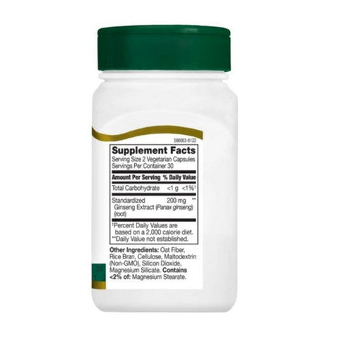 21st Century, Ginseng Extract, 60 Veg Caps 21st Century