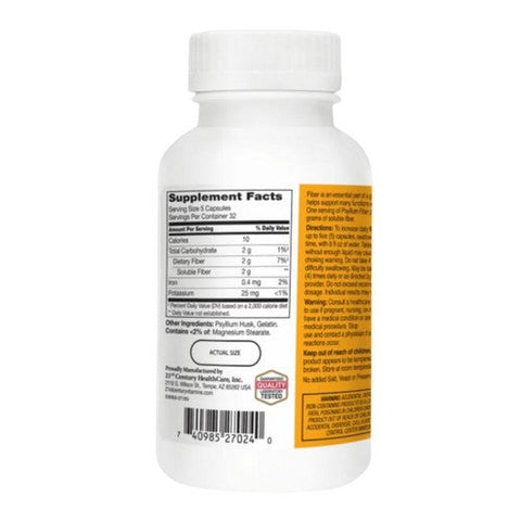 21st Century, Psyllium Caps, 160 Caps
