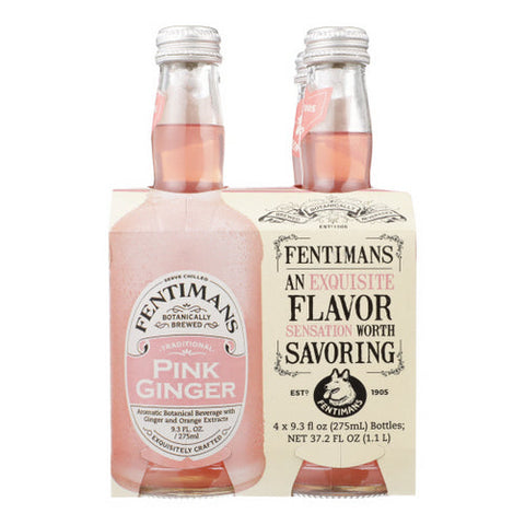 Fentimans, Soda Pink Ginger, Case of 6 X 37.2 Oz Fentimans