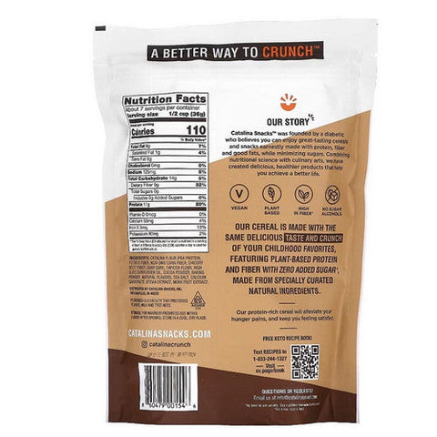 Catalina Crunch, Keto Friendly Cereal Dark Chocolate, 9 Oz(Case Of 6) Catalina Crunch