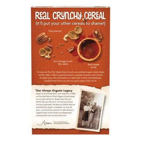 Natures Path, Organic Flax Plus Maple Pecan Crunch, 11.5 Oz(Case Of 12) Natures Path