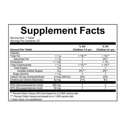 Child Life Essentials, Omega 3 DHA Softmelts, 27 Tabs Child Life Essentials
