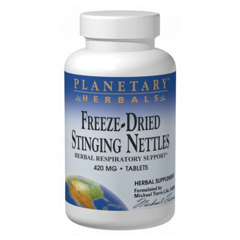Planetary Herbals, Freeze Dried Stinging Nettles, 60 Tabs Planetary Herbals