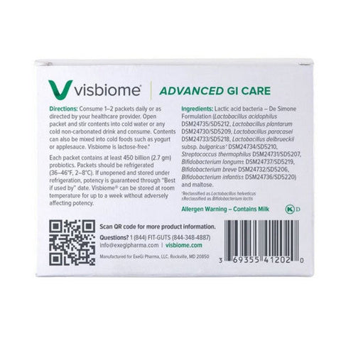 Visbiome, Visbiome Probiotic High, 30 Count Visbiome