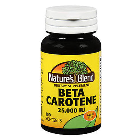 Nature's Blend, Beta Carotene, 25000 IU, 100 Softgels Nature's Blend