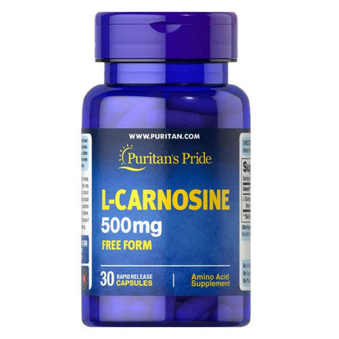 Puritan's Pride, L-Carnosine, 500 mg, 30 Capsules Puritan's Pride