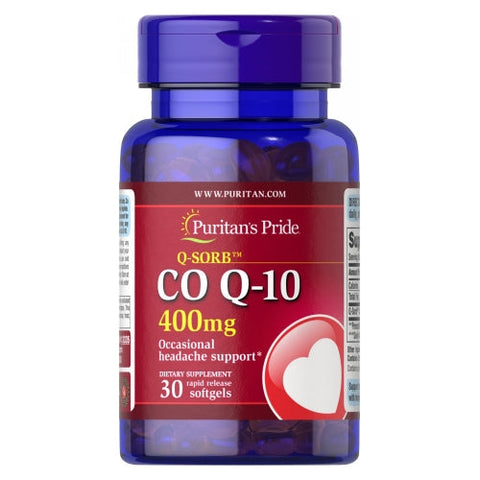 Puritan's Pride, CoQ-10, 400 mg, 30 Rapid Release Softgels Puritan's Pride