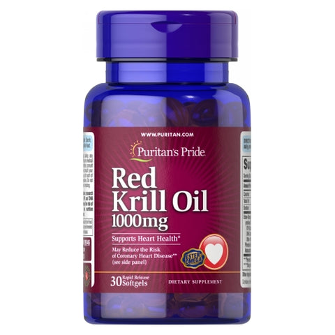 Red Krill Oil (Active Omega-3) 30 Softgels by Puritan's Pride