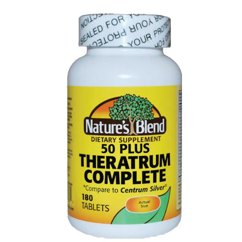 Nature's Blend, Theratrum Complete 50 Plus With Lutein & Lycopene, 180 Tabs Nature's Blend