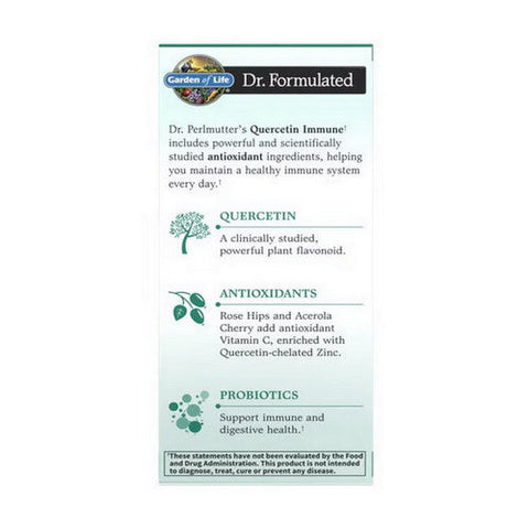 Garden of Life, Dr. Formulated Quercetin Immune, 30 Tabs Garden of Life