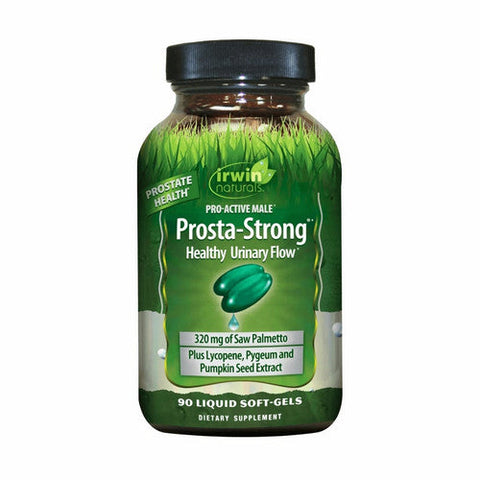 Pro-Active Male Prosta-Strong Healthy Urinary Flow 90 Liquid Softgels by Irwin Naturals