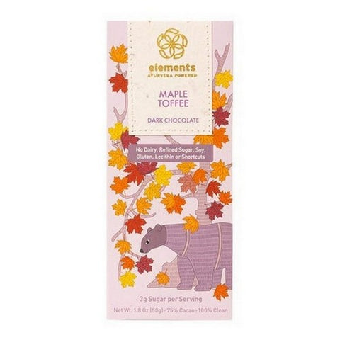 Maple Toffee with Moringa Infusion 1.8 Oz by Elements Truffles