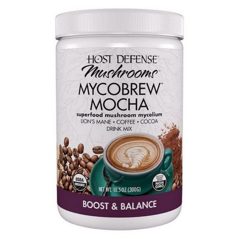 Host Defense, MycoBrew Mocha Powder, 10.5 Oz Host Defense