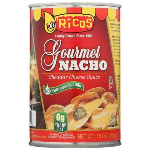 Gourmet Nacho Cheddar Cheese Sauce 15 Oz(Case Of 12) by Ricos