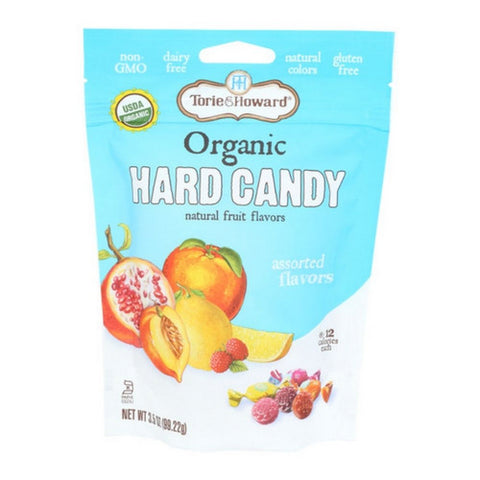 Organic Assorted Hard Candy 3.5 Oz(Case Of 6) by Torie & Howard