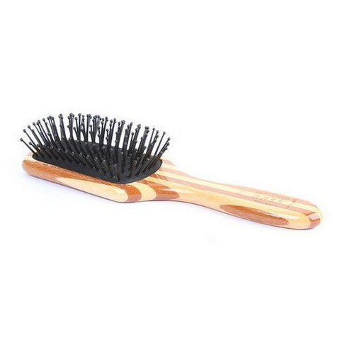 Bass Brushes, Semi Small Shaped Hairbrush With Wood Pins And Handle, 1 Count Bass Brushes