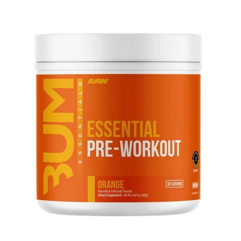 Raw Nutrition, CBUM Essential Pre-Workout Orange, 400 Grams Raw Nutrition