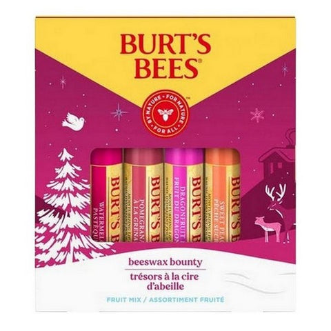 Beeswax Bounty Fruit Lip Balm Holiday Gift Set 1 Kit by Burts Bees