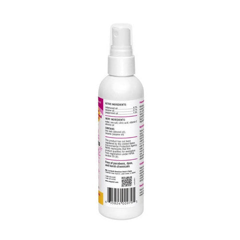 North American Herb & Spice, Bug X Tick And Mosquito Repellent Peppermint, 4 Oz North American Herb & Spice