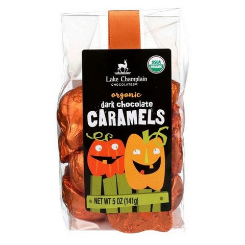 Lake Champlain, Halloween Dark Chocolate Caramels, 5 Oz (Case Of 12) Lake Champlain