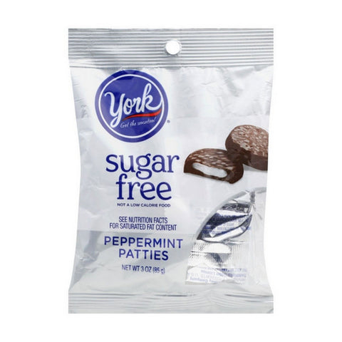 Sugar Free Peppermint Patties 3 Oz (Case Of 12) by York