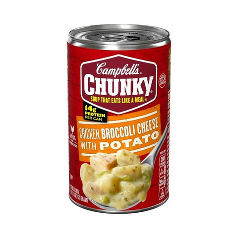 Chunky Chicken Broccoli Cheese With Potato Soup 18.8 Oz (Case Of 12) by Campbell's