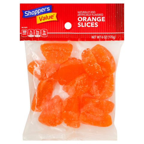 Orange Slices Candy 6 Oz (Case Of 12) by Shoppers Value