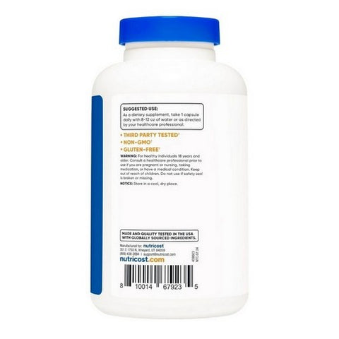 Nutricost, Ginkgo Biloba Capsules, 120 Mg, 240 Count Nutricost