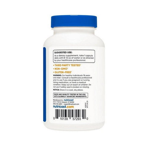 Nutricost, Cranberry With Vitamins C And Ee, 2500 Mg, 120 Count Nutricost