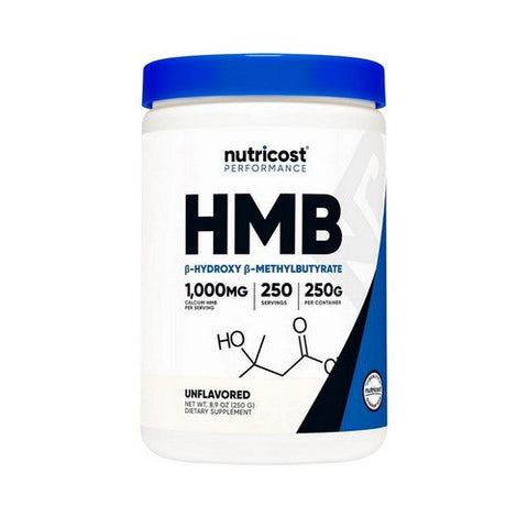 Nutricost, Performance Hmb Unflavoured, 250 Grams Nutricost