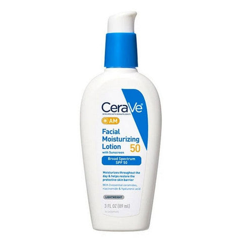 Cerave, AM Facial Moisturizing Lotion SPF 50, 3 Oz Cerave