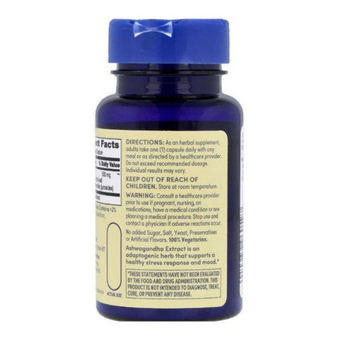 Foster And Thrive, Ashwagandha Extract Capsules, 500 Mg, 60 Count Foster And Thrive