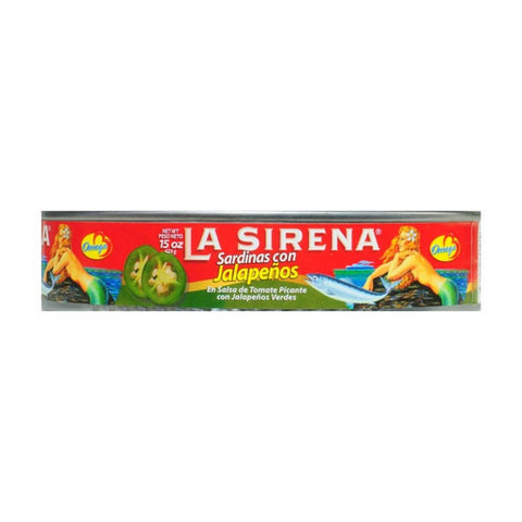 Sardines In Spicy Tomato Sauce With Jalapenos 15 Oz (Case Of 24) by La Sirena