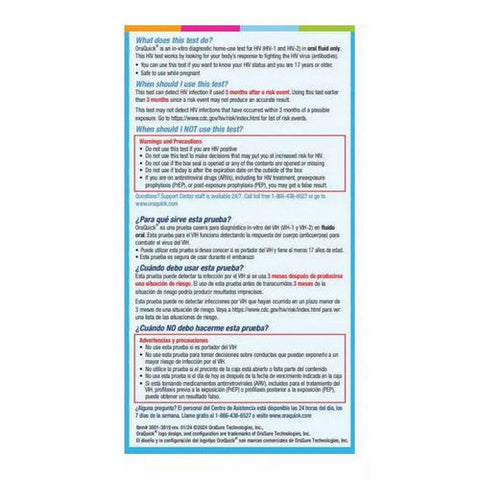 Oraquick, OraQuick Hiv Test Kit, 1 Count Oraquick