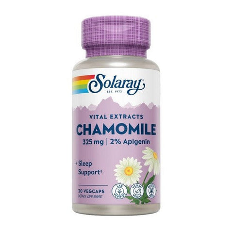 Vital Extracts Chamomile 30 Veg Caps by Solaray